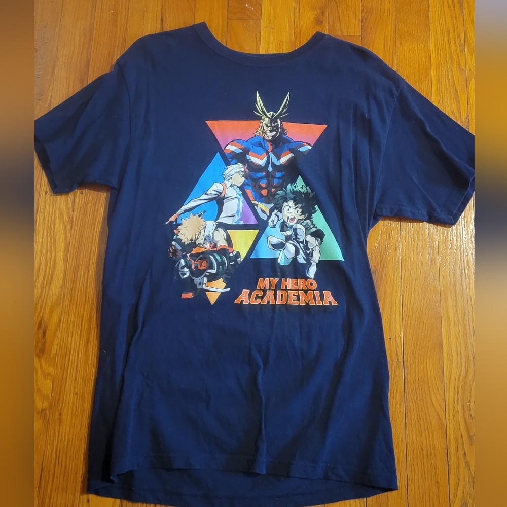 My hero academia men's medium shirt
